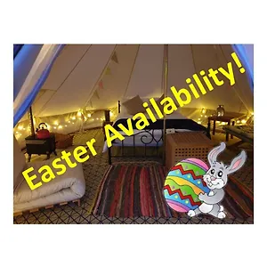 5m Xl Bell Tent With Log Burner Near Whitby Saltburn-by-the-Sea